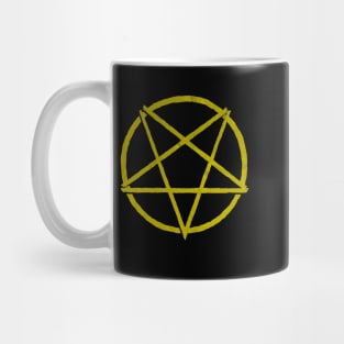 Satanic Pentagram | Sulphur Yellow | Hail Satan Mug